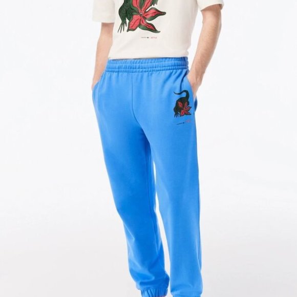 Stranger Things x Lacoste Sweatpants Men's Size 5 L Netflix Organic Cotton New - Picture 3 of 15